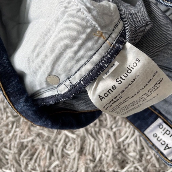 Acne Studios Row Prince Blue Jeans 28 US - Picture 7 of 7